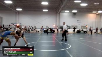 112 lbs Champ. Round 1 - Caiden Underwood, Lawrence North vs Evan Muchler, Chelsea