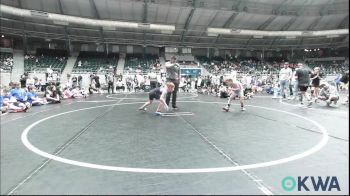 65 lbs Quarterfinal - Hagan Wolfenberger, Keystone Kids Wrestling Club vs Creed Williams, Harrah Little League Wrestling