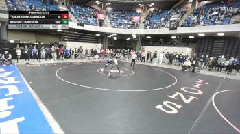 165 lbs Champ. Round 3 - Dexter Mcclendon, Granite City vs Joseph Cameron, Carmel Catholic