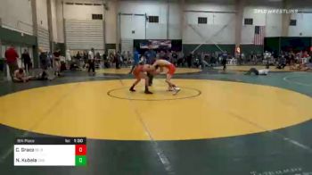 120 lbs 5th Place - Corbin Grace, Southeast Iowa Elite vs Noah Kubala, Chaparral Wrestling Club