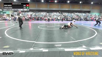 145 lbs Round Of 64 - Zeke Meza, Oakdale vs Logan Riga, Estacada Youth Wrestling