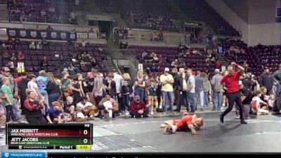 70-73 lbs Round 2 - Jett Jacobs, Bear Cave Wrestling Club vs Jax Merritt, Wrecking Crew Wrestling Club