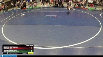 75 lbs Round 4 - Ridger Benson, Iron Co Wrestling Academy vs Garyn Espinoza, Montrose Elite