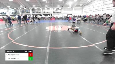 56 lbs Round Of 16 - Roy McHenry, Doughboys WC vs Levi Boudreau, Ddk Wc