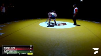 170 lbs Finals (8 Team) - Cliff Williford, The Untouchables Black vs Theron Davis, Backyard Brawlers