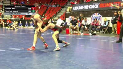 2A-126 lbs Cons. Round 5 - Jesse Jens, Harlan Community vs Kaydin Jones, Union, LaPorte City