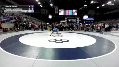 126 lbs Cons. Sub-quarters - Carson Dupill, SD vs Ignacio Villasenor, OK
