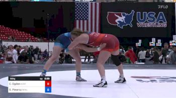 68 kg Quarters - Chloe Ogden, North Carolina vs Solin Piearcy, Menlo Wrestling Club