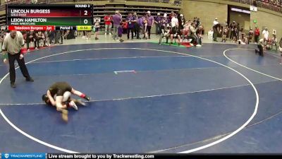 58 lbs Round 3 - Lincoln Burgess, Gold Rush vs Leion Hamilton, Pride Wrestling