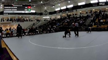 138 lbs 2nd Wrestleback (16 Team) - Cameron Atkins, Harris County vs Charles Allison, Lithonia
