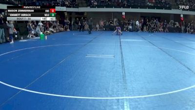 50 lbs Round 1 - Mason Zimmerman, Hastings Wrestling Club vs Emmett Hirsch, Western Dubuque Little Bobcats