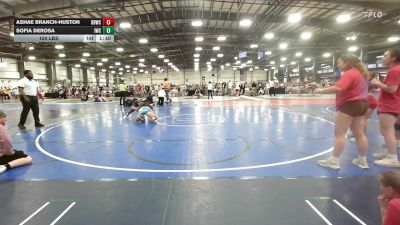 120 lbs Rr Rnd 1 - Ashae Branch-Huston, OBWC Superheros Rambeau - HSG vs Sofia Derosa, Immortals Black - HSG