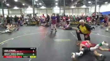 56 lbs Round 1 (6 Team) - Josh Strode, American Gladiators-Red vs Brody Verch-Brown, Untouchables Black