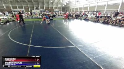 113 lbs 2nd Wrestleback (8 Team) - Caleb Kirk, Louisiana vs Zaiden Gonzalez, Washington