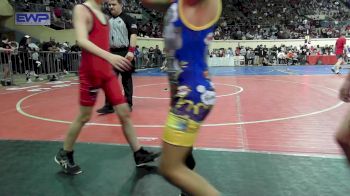 68 lbs Round Of 16 - Isaias Galindo, Norman Grappling Club vs Preston Gaddy, Bridge Creek Wrestling