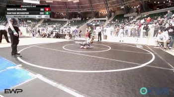 46 lbs Round Of 32 - Mereck Malone, Bartlesville Wrestling Club vs ZaKyan McKeefer, Checotah Matcats