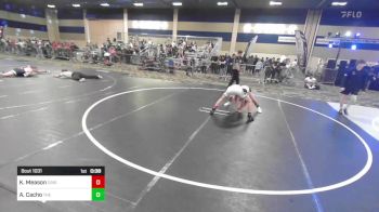 126 lbs Consi Of 64 #1 - Kenneth Meason, Crismon Wrestling vs Avik Cacho, The Factory WC