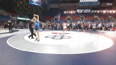 105 lbs Cons. Sub-quarters - Kyler Menza, WA vs Eva Zimmerman, UT