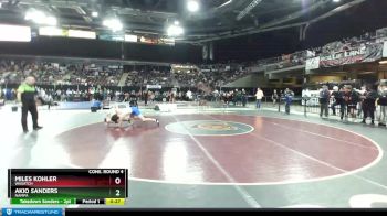 132 lbs Cons. Round 4 - Akio Sanders, Nampa vs Miles Kohler, Wasatch
