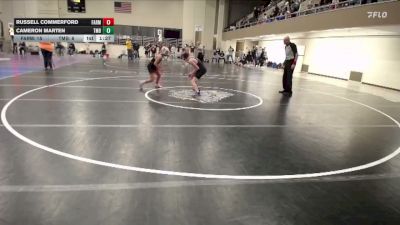 125 lbs Finals (8 Team) - Cameron Marten, TMBWWG vs Russell Commerford, Farmington
