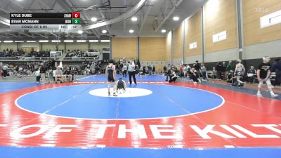 106 lbs Consi Of 8 #2 - Kyle Dube, Shawsheen vs Evan McMann, Biddeford/Thornton Wrestling