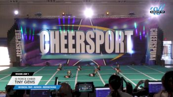 G Force Cheer - Tiny Gems [2024 L1 Tiny - Novice - Restrictions Day 1] 2024 CHEERSPORT Toms River Classic