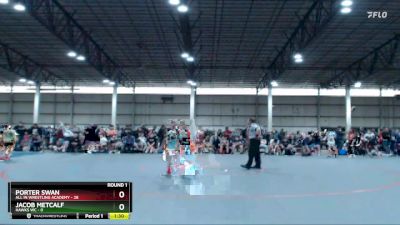 97 lbs Round 1 (4 Team) - Porter Swan, All IN Wrestling Academy vs Jacob Metcalf, Hawks WC