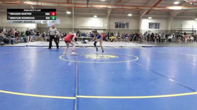 105 lbs Champ. Round 2 - Braylin Romshak, Highland vs Reagan Radtke, Big Walnut