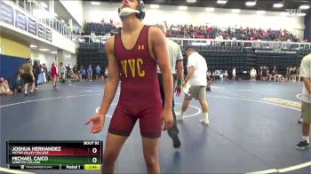 149 lbs Champ. Round 2 - Joshua Hernandez, Victor Valley College vs Michael Caico, Cerritos College