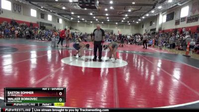 102 lbs Cons. Round 2 - Easton Sommer, St. Croix Falls vs Walker Borkovec, Oconto Falls