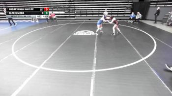 4A 135 lbs Cons. Round 2 - Aubreyanna Maclee, Uintah vs Alexis Mora, Dixie