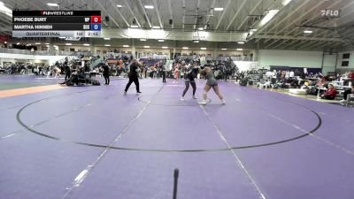207 lbs Quarterfinal - Martha Hinneh, Southeast CC vs Phoebe Burt, William Penn