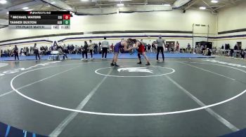 197 lbs 7th Place Match - Tanner Buxton, Albion College vs Michael Waters, East Stroudsburg University