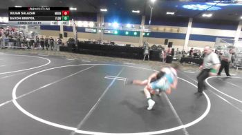 126 lbs Consi Of 64 #1 - Julian Salazar, Mountain Lion WC vs Saxon Bristol, Flow Academy HI