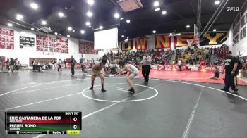 190 lbs 5th Place Match - Miguel Romo, Warren vs Eric Castaneda De La Torre, Adelanto