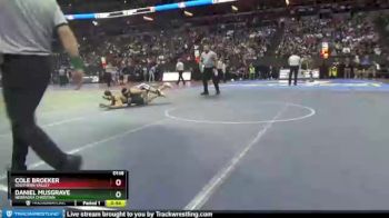 Cons. Round 1 - Cole Broeker, Southern Valley vs Daniel Musgrave, Nebraska Christian