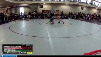 83 lbs Champ. Round 1 - Brayden Head, Contenders Wrestling Academy vs Karson Kahalekomo, Daleville Broncos Wrestling Club