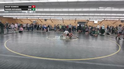 100 lbs Quarterfinal - Brady Schneck, Schnecksville vs Parker Rothermel, Wyomissing