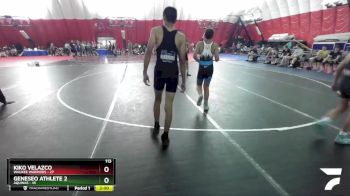 113 lbs Round 2 (16 Team) - Geneseo Athlete 2, Aquinas vs Kiko Velazco, Waukee Warriors