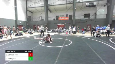 144 lbs Consi Of 8 #1 - Duane Zamora, Moses Lake WC vs Conner Henry, Independent