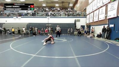 87 lbs Cons. Semi - Sheridan Bassett, Emmett Wrestling Club vs Averey Randall, Parma Wrestling