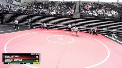 138 lbs Cons. Round 2 - Jackson Scoville, Box Elder vs Adam Mitchell, Cedar Valley