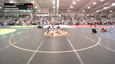 145 lbs Consi Of 32 #2 - Colton Eckert, PA vs Stephen Whisler, NH