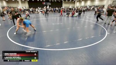 115 lbs Champ. Round 2 - Lawson Mitchell, Askren Wrestling Academy vs Zeke Ranvek, MN Elite Wrestling Club