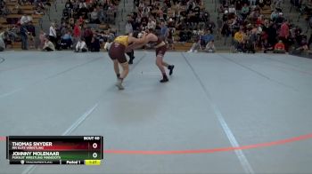 130 lbs Semifinal - Thomas Snyder, MN Elite Wrestling vs Johnny Molenaar, Pursuit Wrestling Minnesota