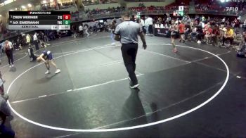75 lbs Semifinal - Crew Weidner, 2TG vs Jax Eimermann, York Wrestling Club