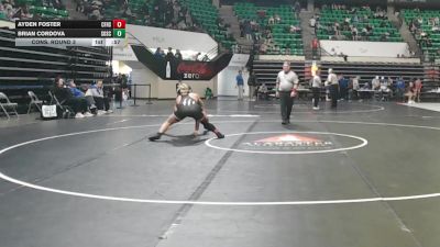 1A-4A 190 Cons. Round 3 - Brian Cordova, Southeastern School vs Ayden Foster, Central Florence High School