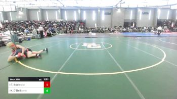 138 lbs Quarterfinal - Thomas Bock, New Fairfield vs Kai O'Dell, Danbury