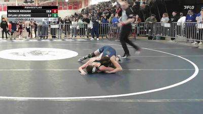 113 lbs Consi Of 8 #1 - Patrick Keough, Chelmsford vs Dylan Letendre, Bristol-Plymouth