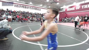 40 lbs Consolation - Jack Allen, Ponca City Wildcat Wrestling vs Kolter Short, Blackwell Wrestling Club